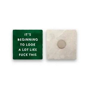 F*ck This | Marble Holiday Magnet