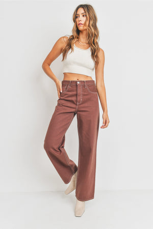 
            
                Load image into Gallery viewer, Reese Retro Straight Jeans | Walnut
            
        