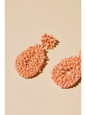 Vivian Coral Earrings