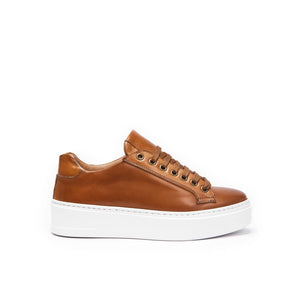 Carina Sneaker in Tan Brown | Made in Italy