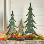 Batik Christmas Trees Set