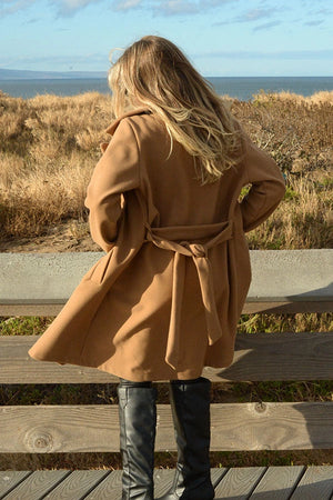 Sophia Belted Coat | Camel