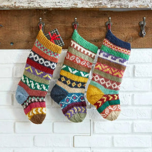 Nepali Remnant Patterned Stocking