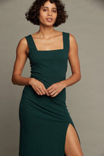 Emily Dress in Hunter Green