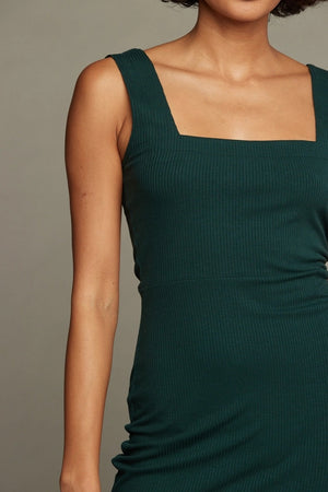 Emily Dress in Hunter Green