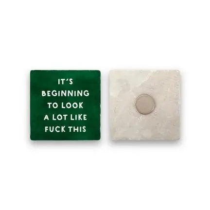 F*ck This | Marble Holiday Magnet