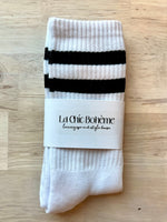 Retro Style Logo Socks | La Chíc Bohème