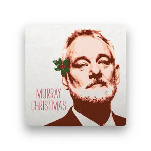 Murray Christmas | Marble Coaster