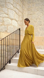 Bella Maxi Dress in Olive