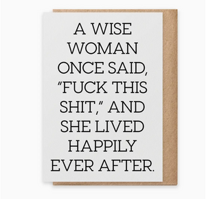 Wise Woman - Greeting Card