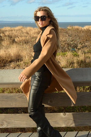 Sophia Belted Coat | Camel