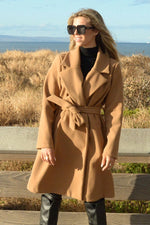 Sophia Belted Coat | Camel