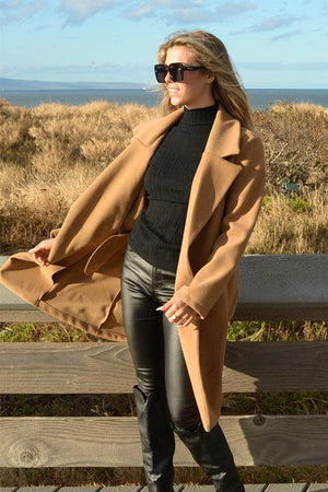 Sophia Belted Coat | Camel