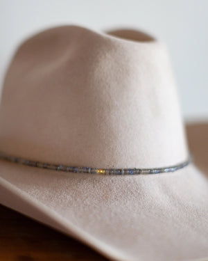 Telluride Beaded Hat Band | Labradorite