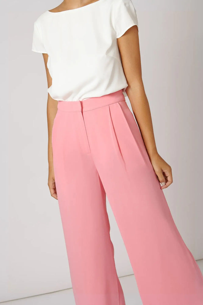 
            
                Load image into Gallery viewer, Sammi Pink Wide Leg Pants
            
        