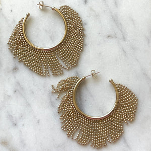 
            
                Load image into Gallery viewer, Florence Hoop Earrings | Gold Filled
            
        