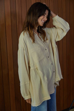 
            
                Load image into Gallery viewer, Layla Oversized Cotton Tunic | Final Sale
            
        
