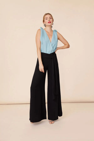 
            
                Load image into Gallery viewer, Brianna Black Wide Leg Trousers
            
        