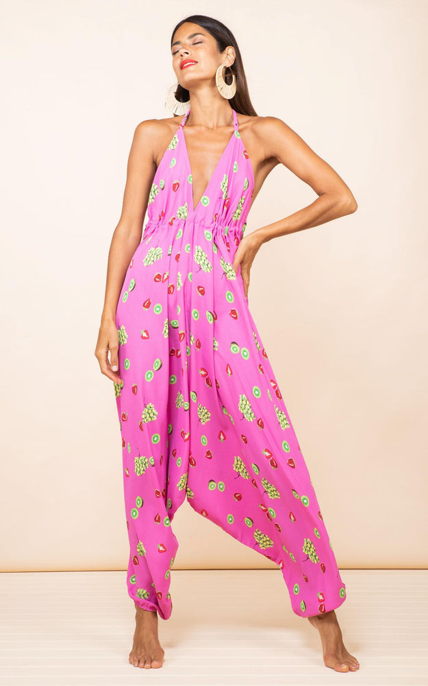 Genie Jumpsuit in Pink Fruit - by Dancing Leopard | Final Sale