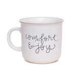 Comfort and Joy Rustic Campfire Coffee Mug