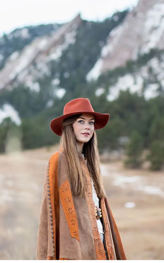 The Phoebe Wide Brim Wool Hat