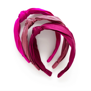 Silk - Side Knot Headband (23 Colors Available)