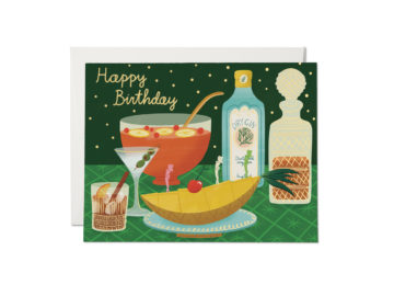 Boozy Birthday Greeting Card
