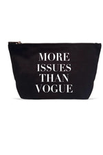 Cosmetics Bag | More Issues Than Vogue | Black