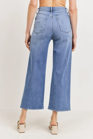 Stella Utility Pocket Wide Leg Jeans | Super Soft | Medium Wash