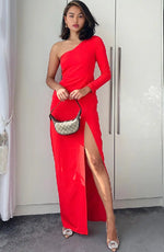 Sophie Maxi Dress in Red