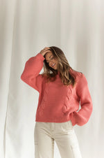 Jeanne Sweater in Pink Coral