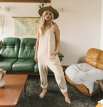 Heather Oatmeal Jane Onesie Loungewear