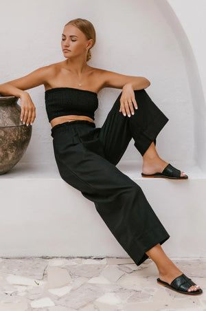 
            
                Load image into Gallery viewer, Karma Linen Pants - Black
            
        
