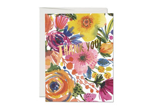 
            
                Load image into Gallery viewer, Floral &amp;quot;Thank You&amp;quot; Greeting Card
            
        